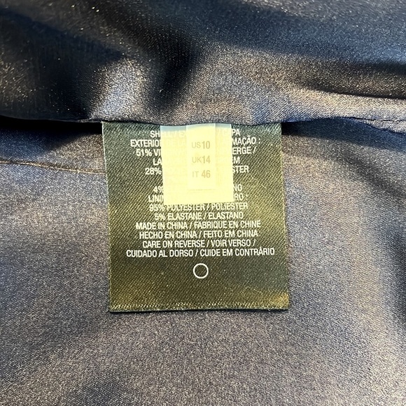 Elie Tahari Textured Black Suit Blazer 10 - Picture 5 of 14